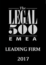 Legal 500 EMEA 2017 référence Arénaire