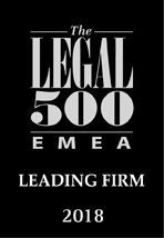 Legal 500 EMEA référence Arénaire leading firm